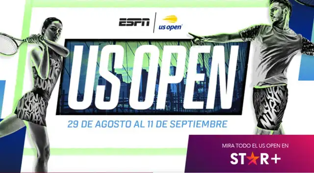 ESPN y Star+ transmitirán en vivo el US Open 2022 ESPN y Star+ transmitirán en vivo el US Open 2022