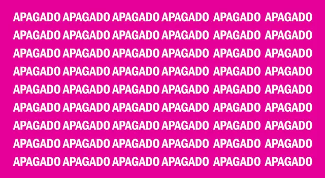 Presta atención a la imagen y encuentra la palabra 'APEGADO' en solo 7 segundos.