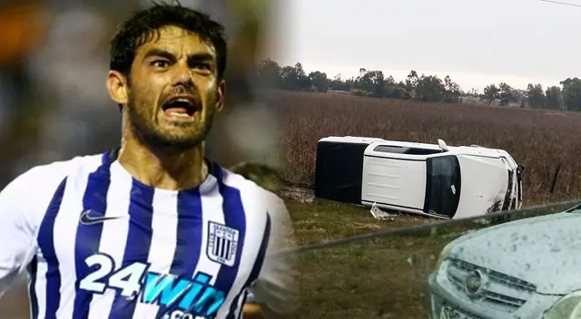 Luis Aguiar sufrió un accidente automovilístico en Uruguay Luis Aguiar sufrió un accidente automovilístico en Uruguay