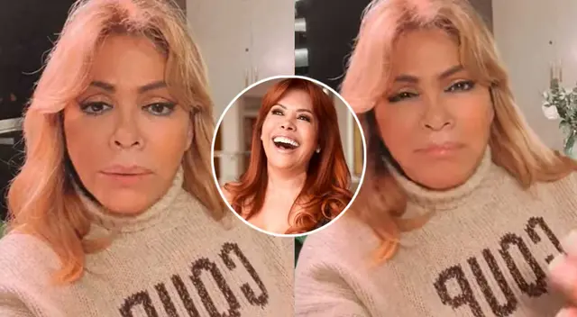 Gisela Valcárcel se sorprendió al recibir una pregunta sobre Magaly