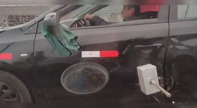 Mjolnir impacta en taxi y causa furor en redes