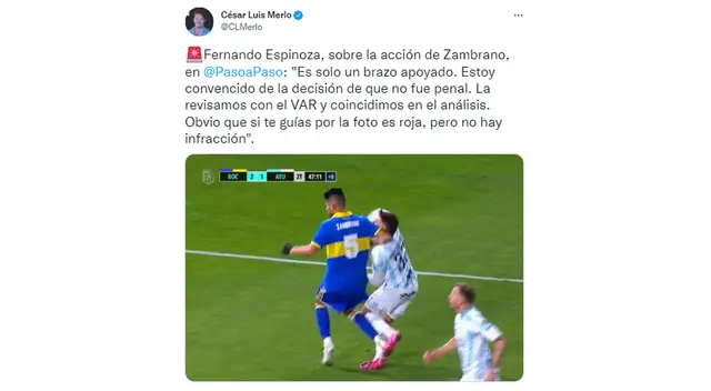 Carlos Zambrano protagonizó un tenso momento en el Boca vs. Tucumán. Carlos Zambrano protagonizó un tenso momento en el Boca vs. Tucumán.