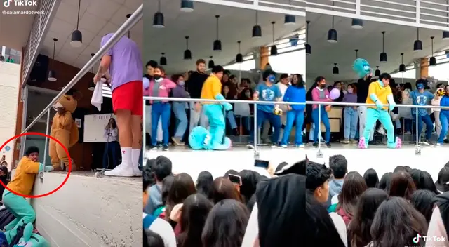 Bad Bunny hizo gozar a 'Calamardo': alumno de la PUCP lo da todo ante doble del 'Conejo malo' Bad Bunny hizo gozar a 'Calamardo': alumno de la PUCP lo da todo ante doble del 'Conejo malo'