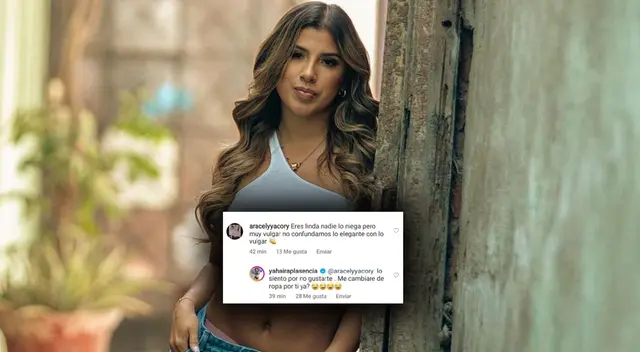 Yahaira Plasencia arremete contra seguidor que la criticó por