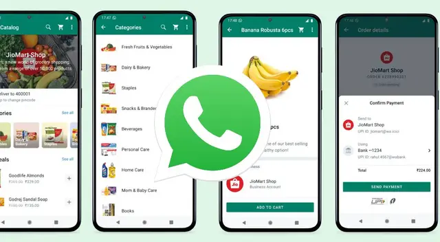 WhatsApp: ¿Se podrá comprar comestibles a través de la aplicación? WhatsApp: ¿Se podrá comprar comestibles a través de la aplicación?