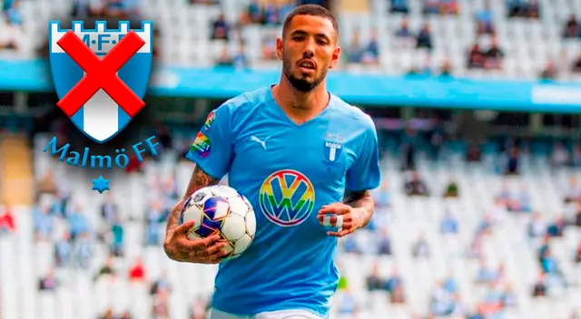 Sergio Peña no jugará más en el Malmo de Suecia.