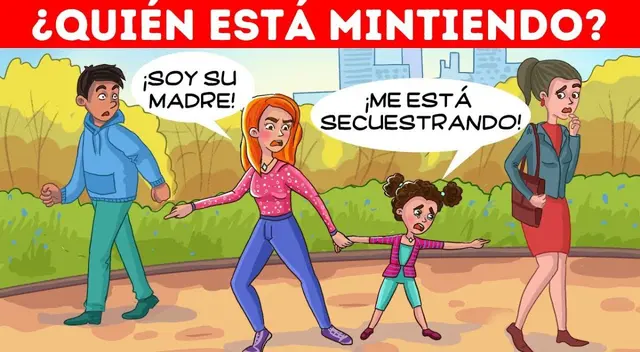¿Quién está mintiendo? Anímate a superar este misterioso acertijo visual