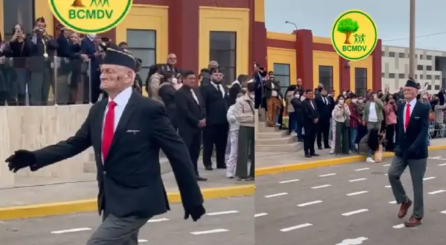 Colegio Militar Leoncio Prado: último exalumno de primera 'promo' desfila y causa emoción Colegio Militar Leoncio Prado: último exalumno de primera 'promo' desfila y causa emoción