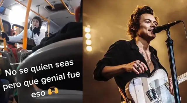 Joven canta en 'micros' para obtener dinero e ir al concierto de Harry Styles