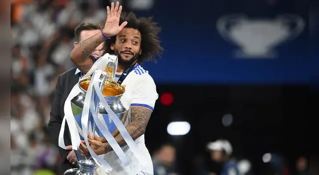 Marcelo es el jugador con más títulos en toda la historia del Real Madrid. Foto: AFP