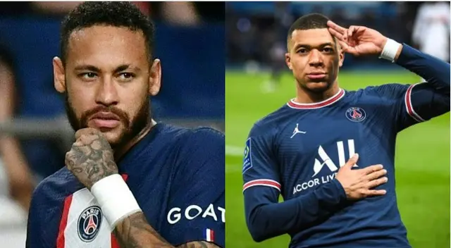 Neymar y Mbappé en PSG
