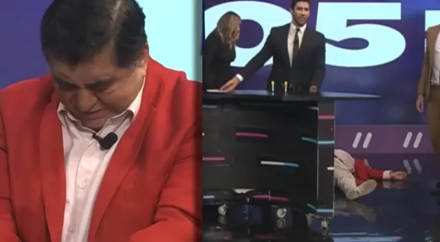 Carlos Bonavides sufre infarto en vivo tras recibir descarga eléctrica durante un juego
