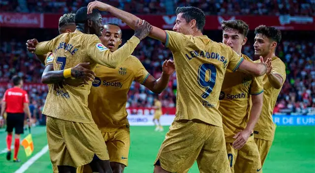 Barcelona gana 2-0 a Sevilla