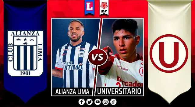 Alianza Lima vs. Universitario de Deportes se enfrentan por la fecha 8 de la Liga 1 Alianza Lima vs. Universitario de Deportes se enfrentan por la fecha 8 de la Liga 1