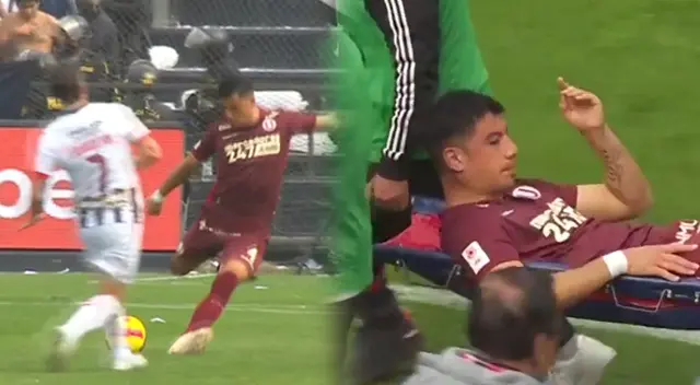 Federico Alonso abandonó el clásico al primer minuto Federico Alonso abandonó el clásico al primer minuto