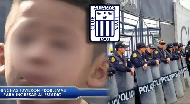 Alianza Lima vs Universitario: Niño estuvo al borde del llanto al no poder ingresar a Matute