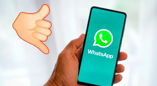 Conoce qué significa el emoji de la mano con el pulgar y meñique extendidos.