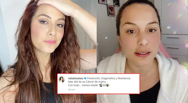 Natalia Salas reveló que tiene cáncer de mama. Natalia Salas reveló que tiene cáncer de mama.