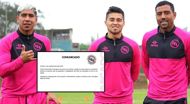 Futbolistas de Sport Boys desmintieron públicamente al club tras anunciar regularización de pagos