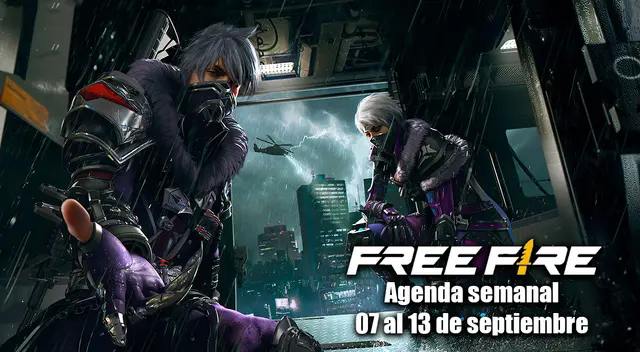 Free Fire: Revisa la asombrosa agenda semanal del 7 al 13 de septiembre Free Fire: Revisa la asombrosa agenda semanal del 7 al 13 de septiembre