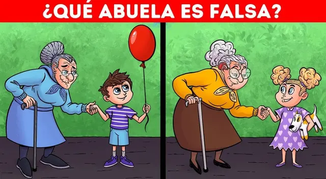 ¿Qué abuela es falsa? Solo el 2% de personas superaron este acertijo nivel EXPERTO