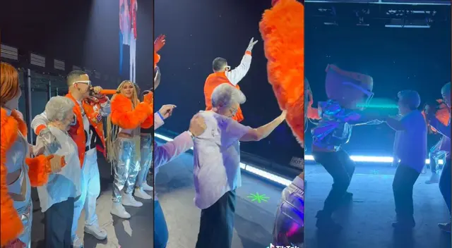 Daddy Yankee pasó divertido momento bailando con fan de la tercera edad en concierto Daddy Yankee pasó divertido momento bailando con fan de la tercera edad en concierto