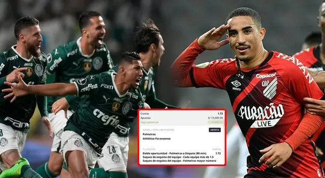 Un peruano logró multiplicar su dinero tras el empate entre Palmeiras vs Paranaense Un peruano logró multiplicar su dinero tras el empate entre Palmeiras vs Paranaense