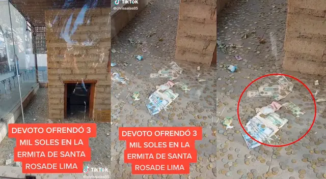 Devoto peruano ofrendó 3000 soles para 'asegurarse' un milagro y ganarse La Tinka Devoto peruano ofrendó 3000 soles para 'asegurarse' un milagro y ganarse La Tinka