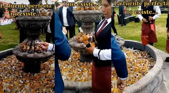 TikTok: Meseros encuentran 'la fuente perfecta' para congelar botellas de cerveza TikTok: Meseros encuentran 'la fuente perfecta' para congelar botellas de cerveza