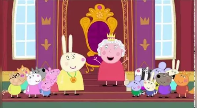 Peppa Pig también tuvo a la reina Isabel II