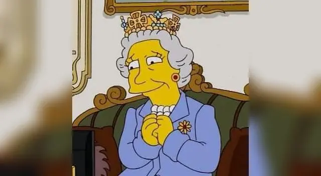 La tierna aparición de la reina Isabel II en 'Los Simpson'