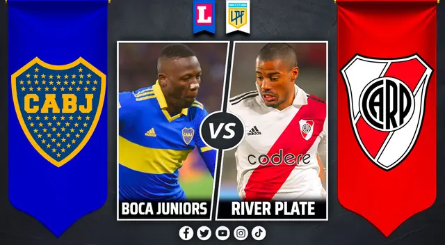 Boca Juniors recibe a River Plate en este Superclásico de Argentina