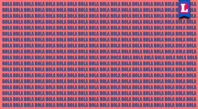 Reto EXTREMO: Ubica la palabra BOCA