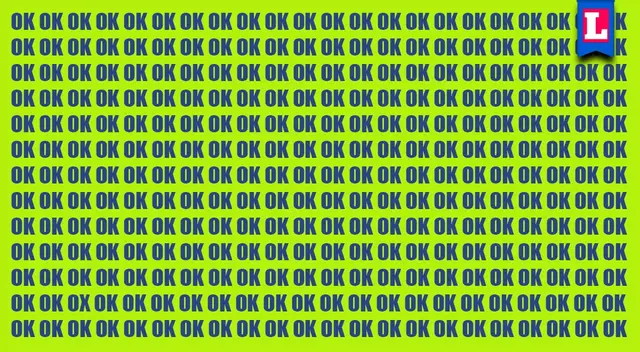 Reto visual EXTREMO: Encuentra la palabra OX en 9 segundos