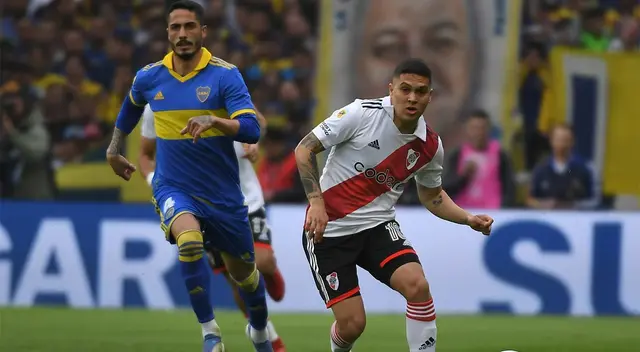 Boca Juniors con River Plate por el clásico argentino Boca Juniors con River Plate por el clásico argentino