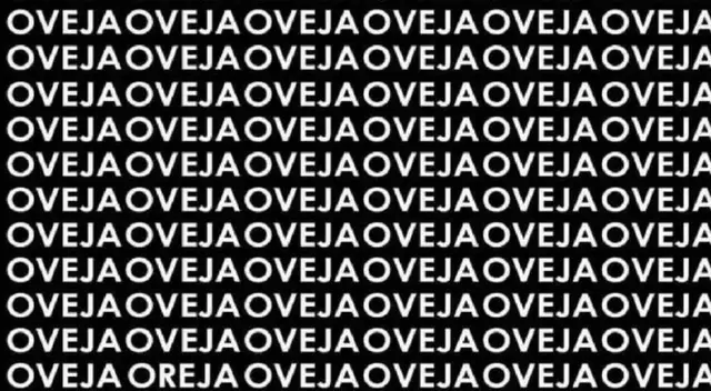 ¿Podrás encontrar la palabra OREJA?