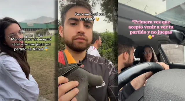 TikTok: aceptó ir a pichanga de su enamorado por primera vez y a él le tocó ser suplente TikTok: aceptó ir a pichanga de su enamorado por primera vez y a él le tocó ser suplente