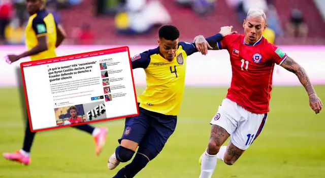 ¿Presagio? Prensa chilena ya anticipaba posible castigo a Ecuador por caso Byron Castillo ¿Presagio? Prensa chilena ya anticipaba posible castigo a Ecuador por caso Byron Castillo