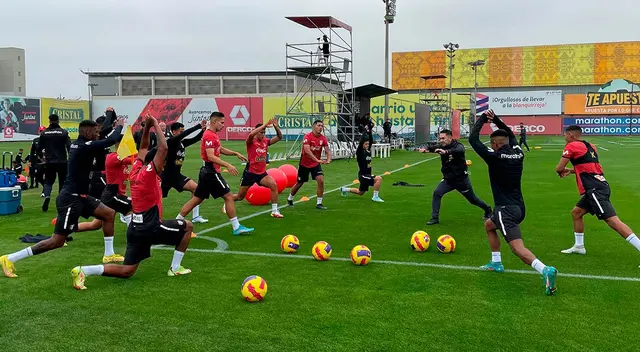 Convocados de la lista selectiva entrenan en la Videna