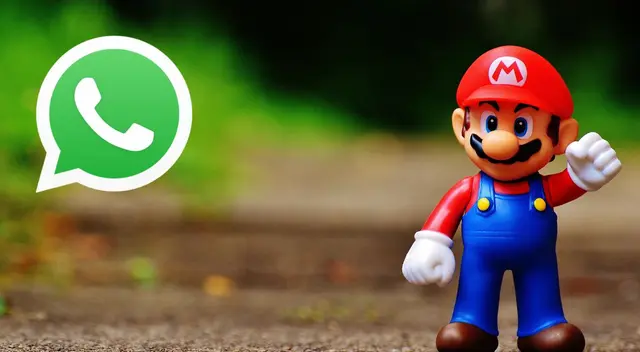 WhatsApp: Mario Bros llega al app de mensajería. WhatsApp: Mario Bros llega al app de mensajería.