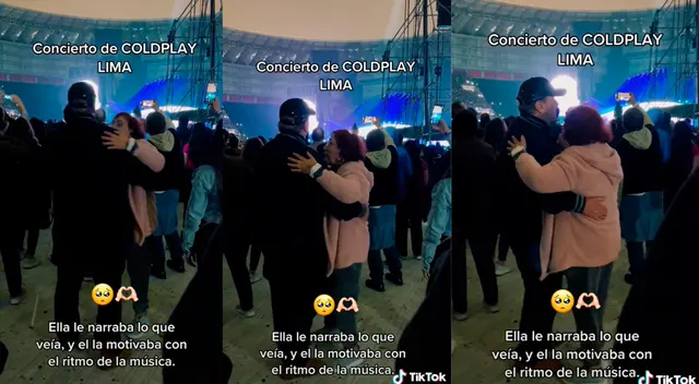 Pareja de adultos mayores bailaba al ritmo de la canción 'The Scientist' de Coldplay. Pareja de adultos mayores bailaba al ritmo de la canción 'The Scientist' de Coldplay.