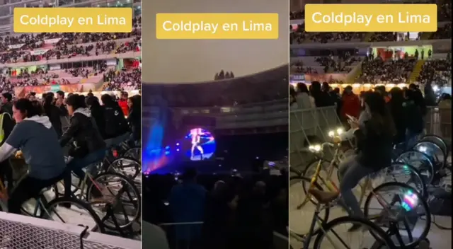 Coldplay en Lima: Fans generaron electricidad para concierto pedaleando bicicletas Coldplay en Lima: Fans generaron electricidad para concierto pedaleando bicicletas