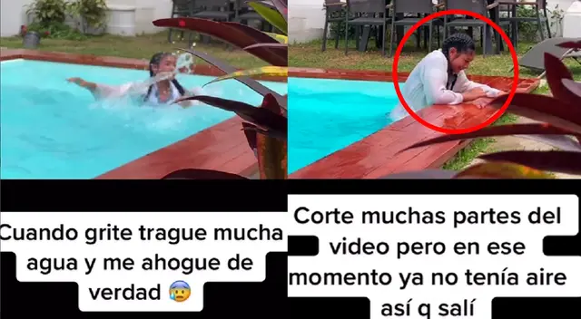 La actriz reveló que se ahogó de verdad al grabar esa escena. La actriz reveló que se ahogó de verdad al grabar esa escena.