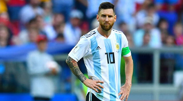 Lionel Messi en Rusia 2018.
