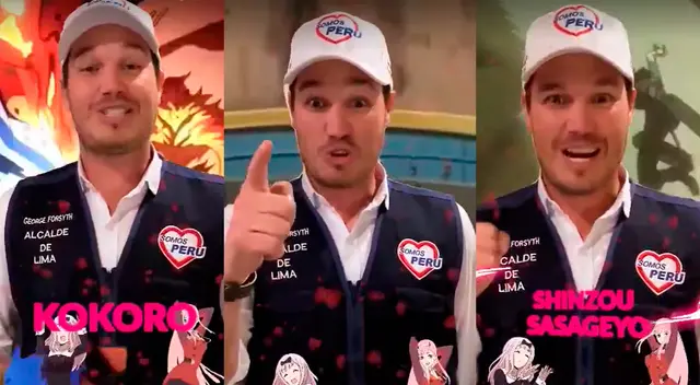 Candidato George Forsyth va por el 'voto otaku' y comparte video al ritmo de Attack on Titan
