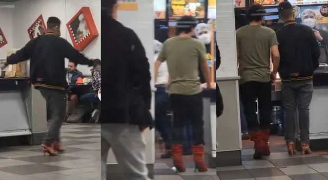 Tiktok: Jóvenes causan furor tras lucirse en tacones rojos para conseguir la 'promo' McDonalds Tiktok: Jóvenes causan furor tras lucirse en tacones rojos para conseguir la 'promo' McDonalds