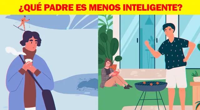 Solo tienes 7 segundos para descubrir qué padre es menos inteligente. (Imagen: Genial Gurú) Solo tienes 7 segundos para descubrir qué padre es menos inteligente. (Imagen: Genial Gurú)