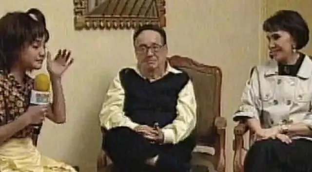 Ximena Hoyos fue la elegida para entrevistar a 'Chespirito'.