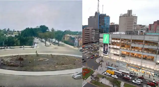 La impactante foto del Óvalo de Miraflores en 1960: sin edificios y con áreas verdes