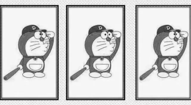 Reto visual: ¿Cuál es el Doraemon diferente? Reto visual: ¿Cuál es el Doraemon diferente?